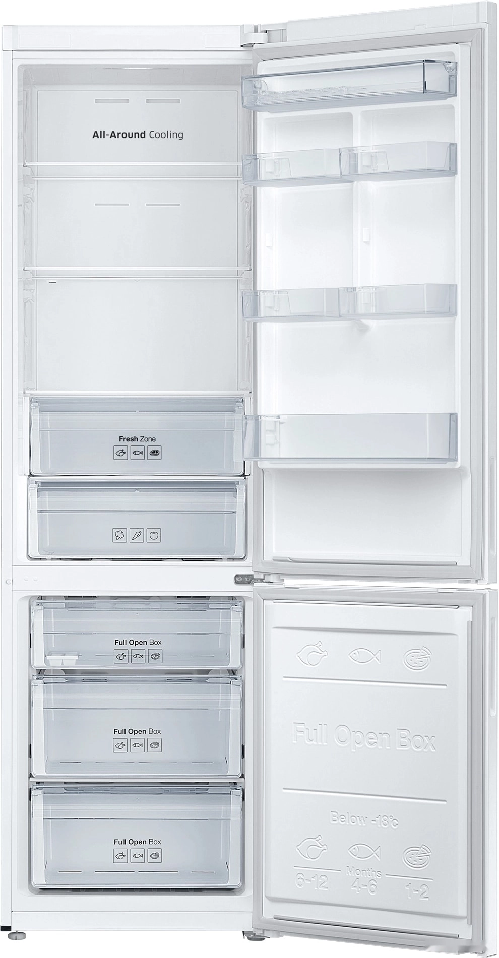 Холодильник Samsung RB37A5200WW/WT