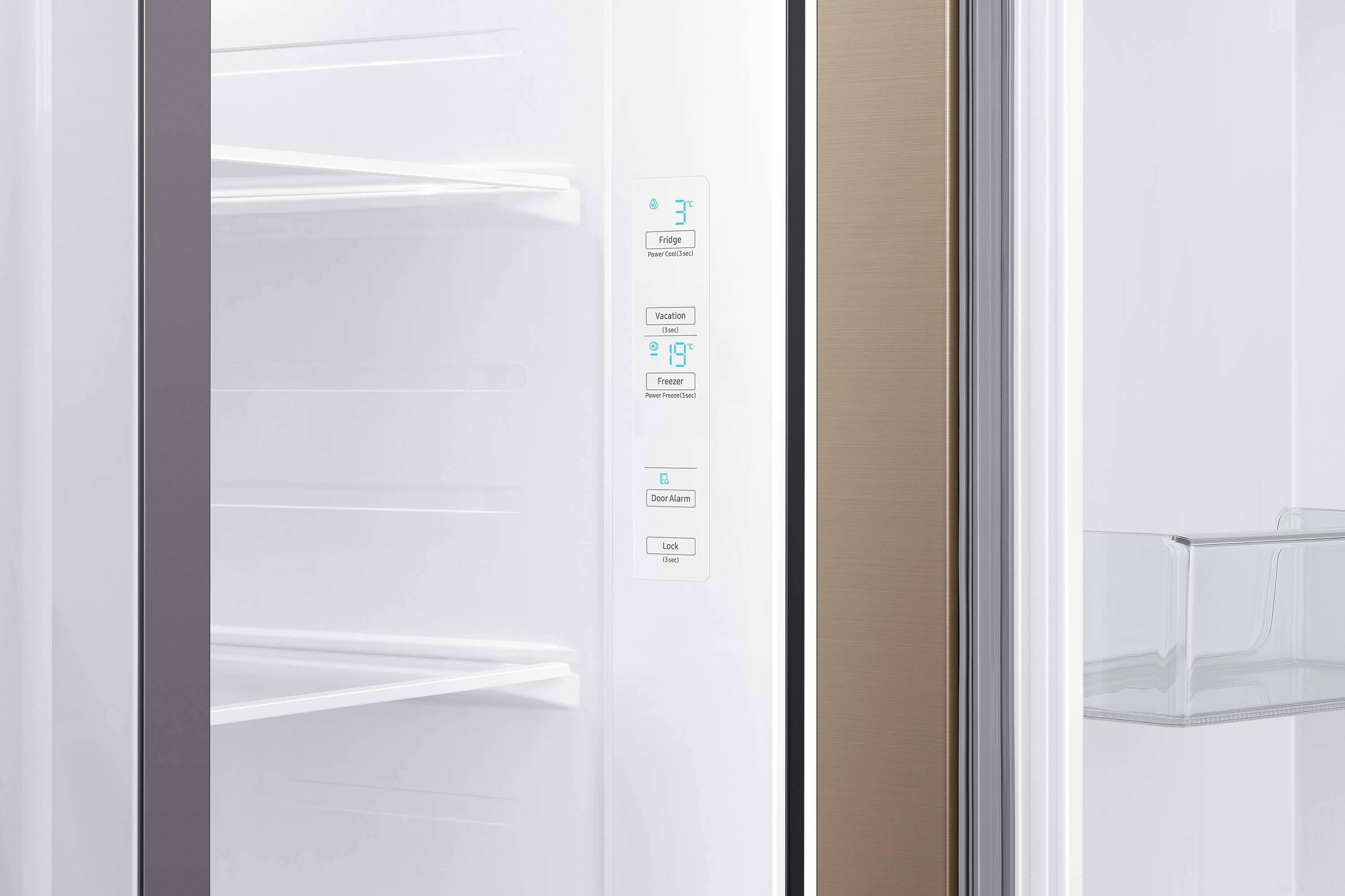Холодильник side by side Samsung RS61R5001F8/WT