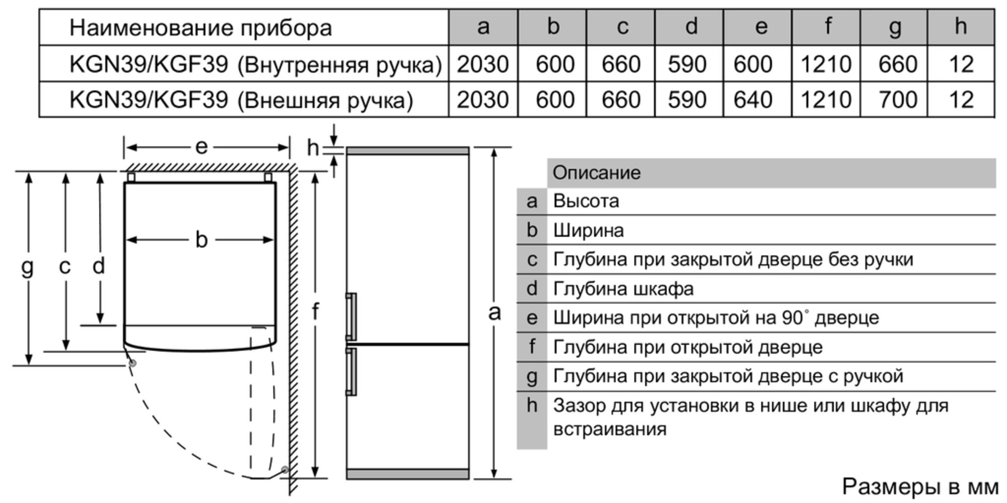 Холодильник Siemens KG39FHI3OR