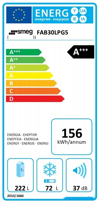 Холодильник Smeg FAB30LPG5