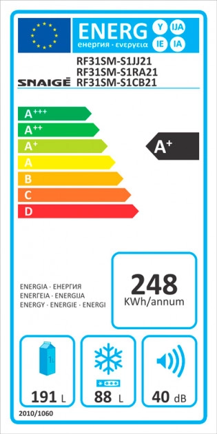 Холодильник Snaige RF31SM-S1CB21