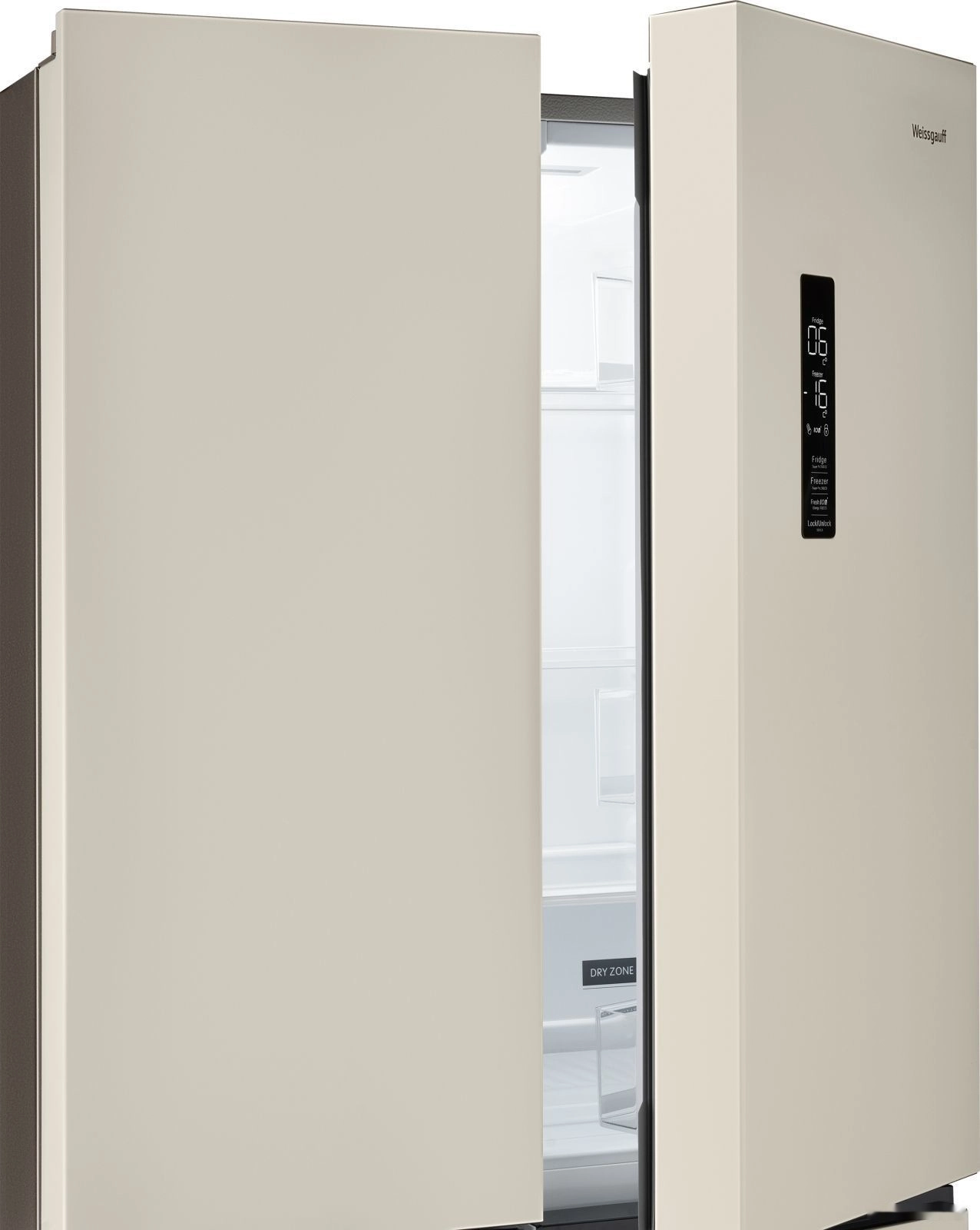 Четырёхдверный холодильник Weissgauff WCD 450 Be NoFrost Inverter
