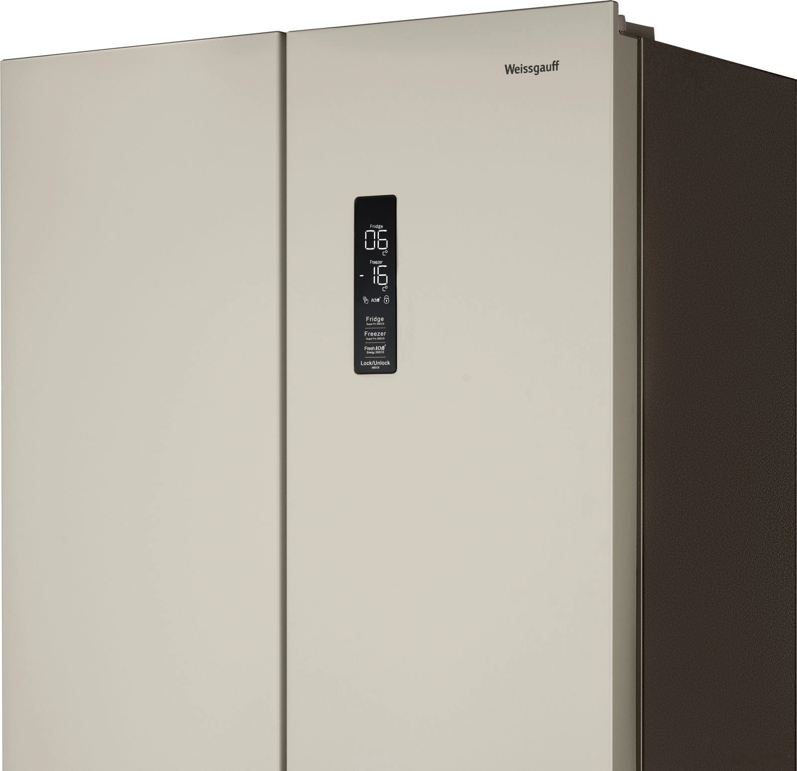 Четырёхдверный холодильник Weissgauff WCD 450 Be NoFrost Inverter