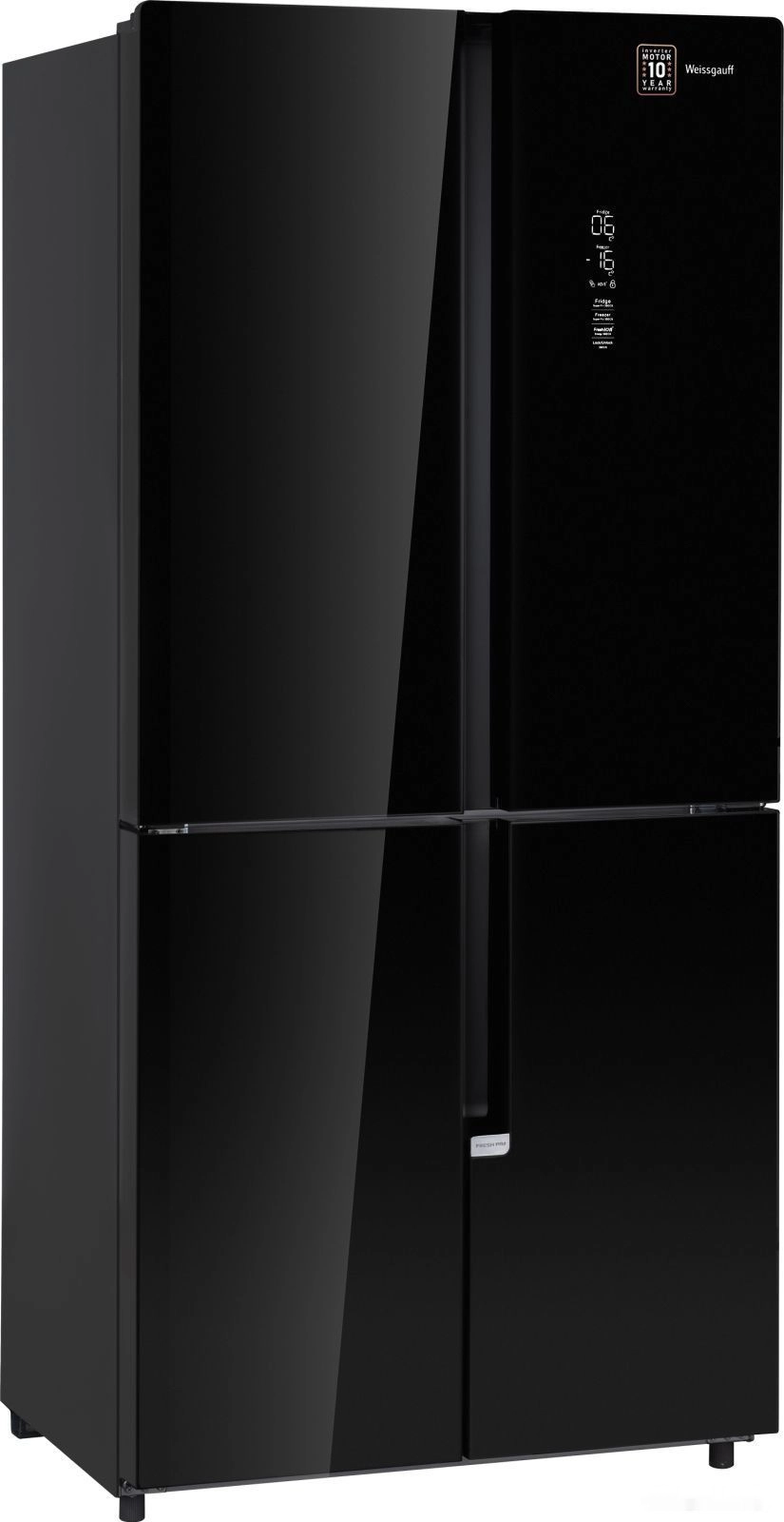 Четырёхдверный холодильник Weissgauff WCD 450 BG NoFrost Inverter