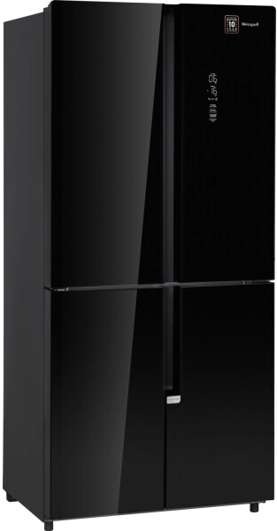 Четырёхдверный холодильник Weissgauff WCD 450 Inox Glass NoFrost Inverter