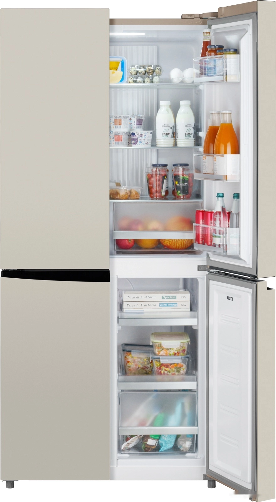 Четырёхдверный холодильник Weissgauff WCD 470 Be NoFrost Inverter