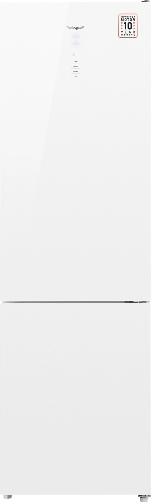 Холодильник Weissgauff WRK 2000 D Full NoFrost Inverter White Glass