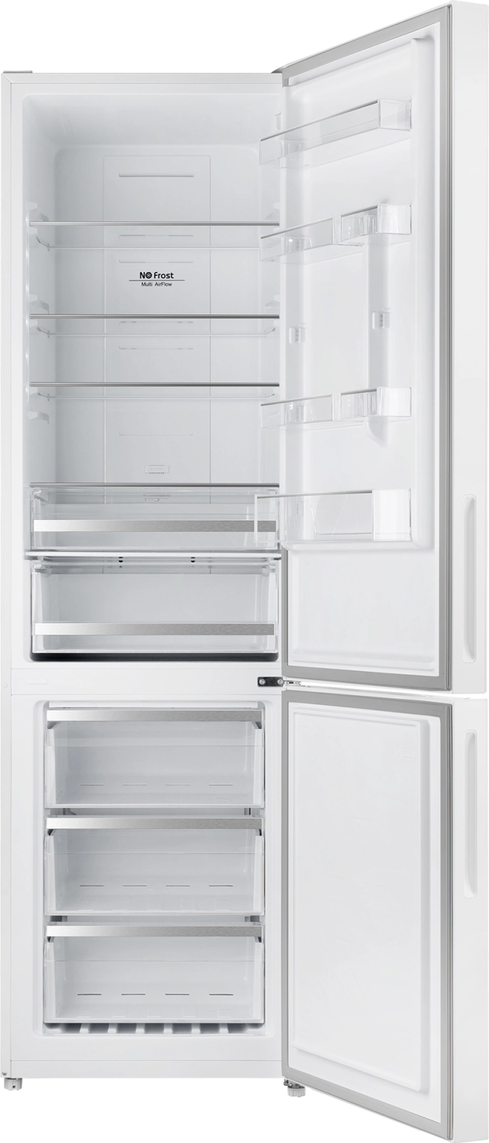 Холодильник Weissgauff WRK 2000 D Full NoFrost Inverter White Glass