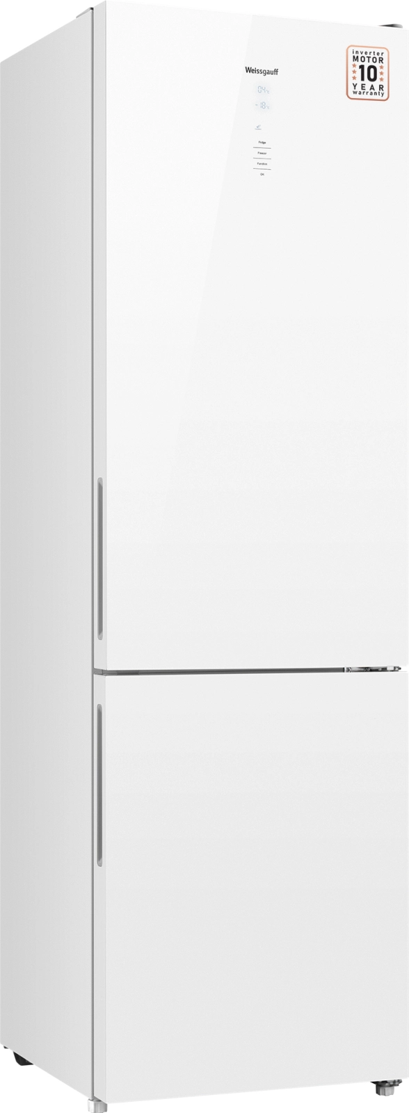 Холодильник Weissgauff WRK 2000 D Full NoFrost Inverter White Glass
