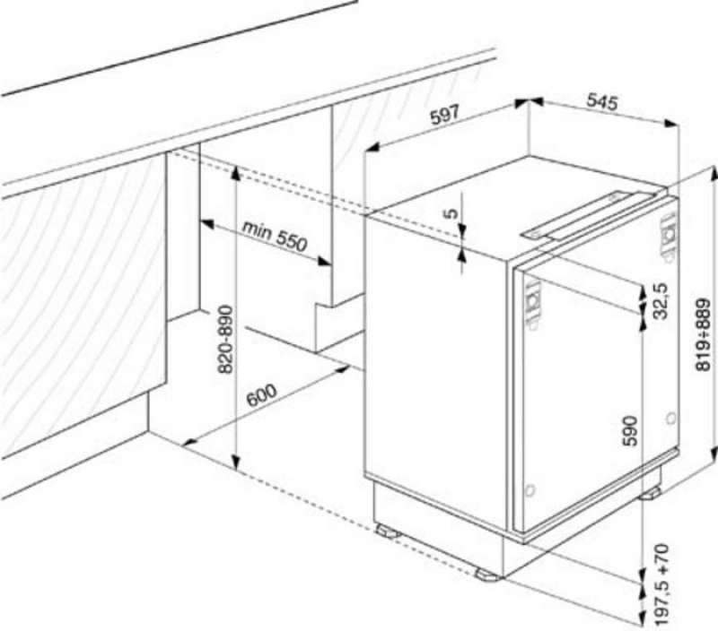 Холодильник Whirlpool ARG 590/A+