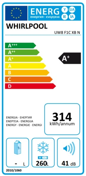 Морозильник Whirlpool UW8 F1C XB N
