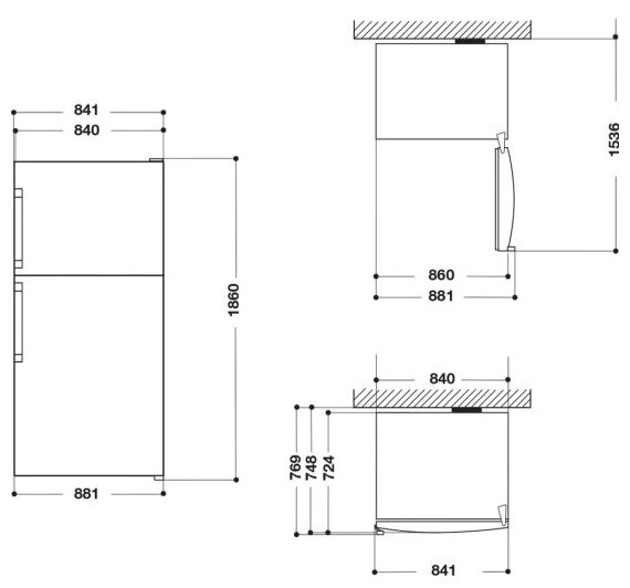 Холодильник Whirlpool W84TE 72 M