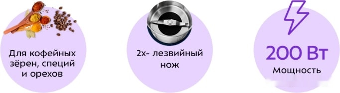 Электрическая кофемолка Kitfort KT-769