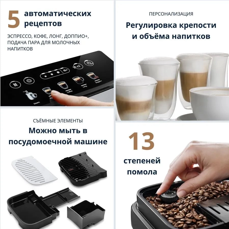 Успей купить кофемашину ☕ Delonghi Magnifica S Smart ECAM 250.31.SB смотри  видео