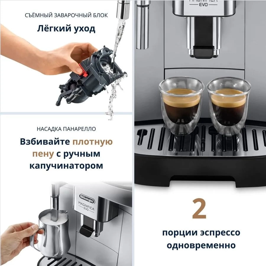 Эспрессо кофемашина Delonghi Magnifica S Smart ECAM 250.31.SB