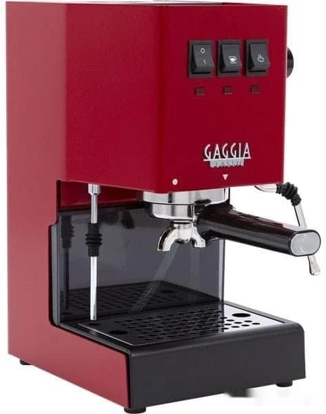 Рожковая помповая кофеварка Gaggia Classic Evo Red 9481/12