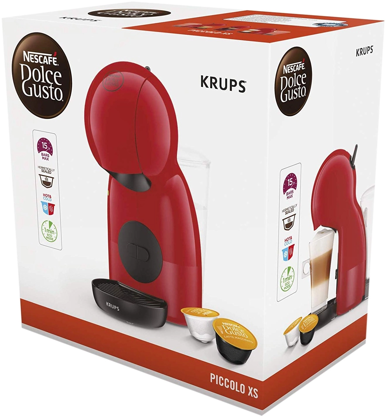 Капсульная кофеварка Krups Dolce Gusto Piccolo XS KP1A05