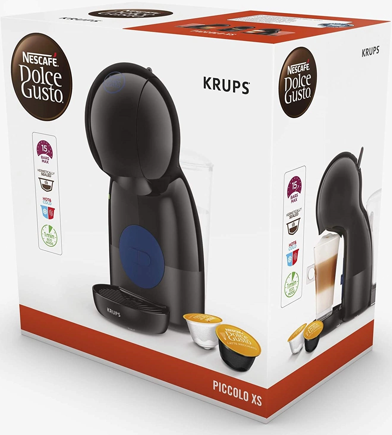 Кофемашина капсульного типа Krups Dolce Gusto Piccolo XS KP1A08