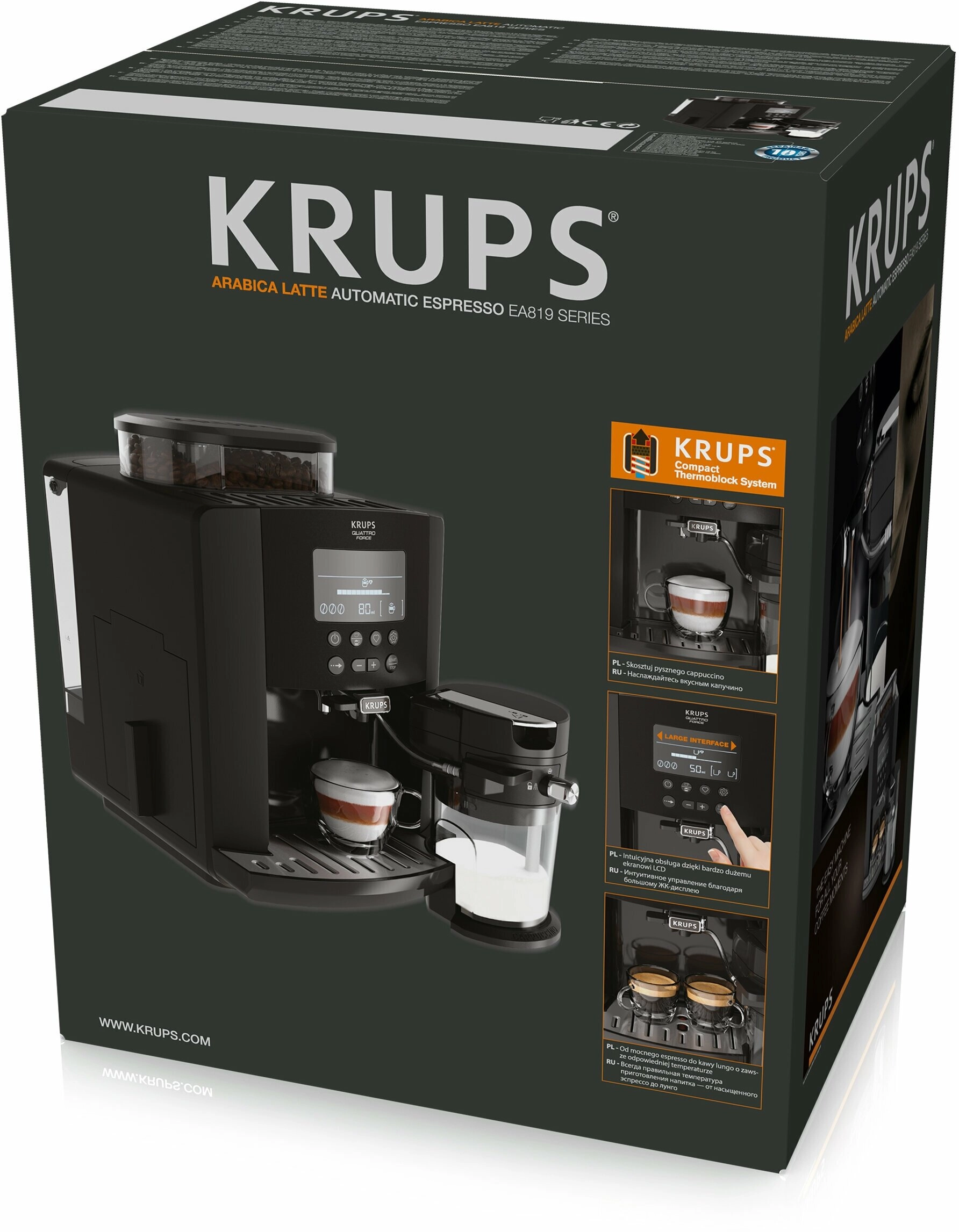 Кофемашина Krups EA819N10