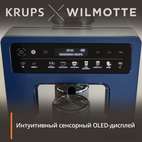 Кофемашина Krups Evidence Wilmotte EA89W410