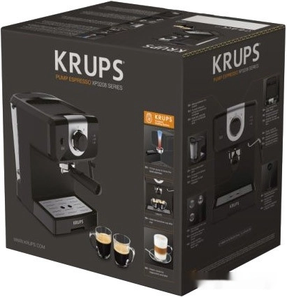 Рожковая помповая кофеварка Krups Opio XP3208