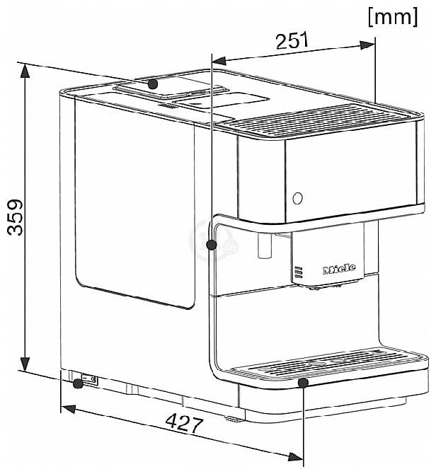 Кофемашина Miele CM 6350 (Grey)