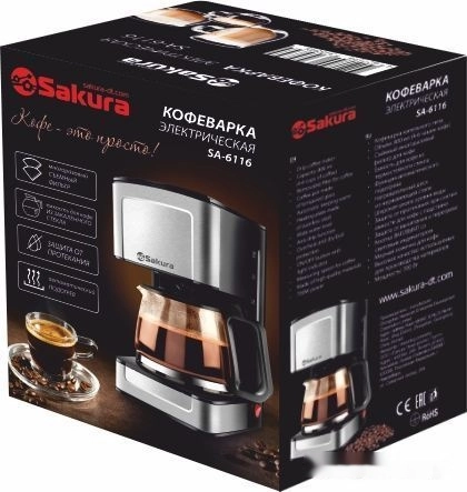 Капельная кофеварка Sakura SA-6116