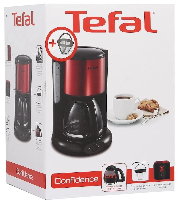 Капельная кофеварка Tefal CM361E38