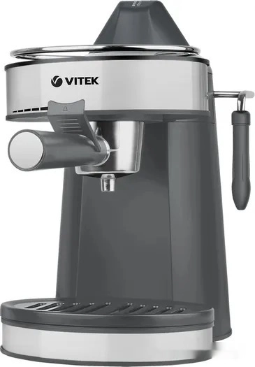 Рожковая бойлерная кофеварка Vitek VT-1524 (черный/серебристый)