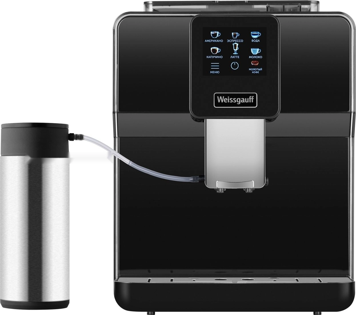 Кофемашина Weissgauff WCM-330 TFT Touch Cappuccino Nero