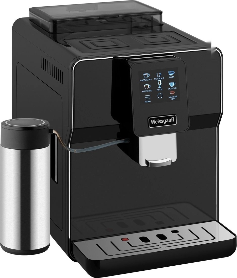 Кофемашина Weissgauff WCM-330 TFT Touch Cappuccino Nero