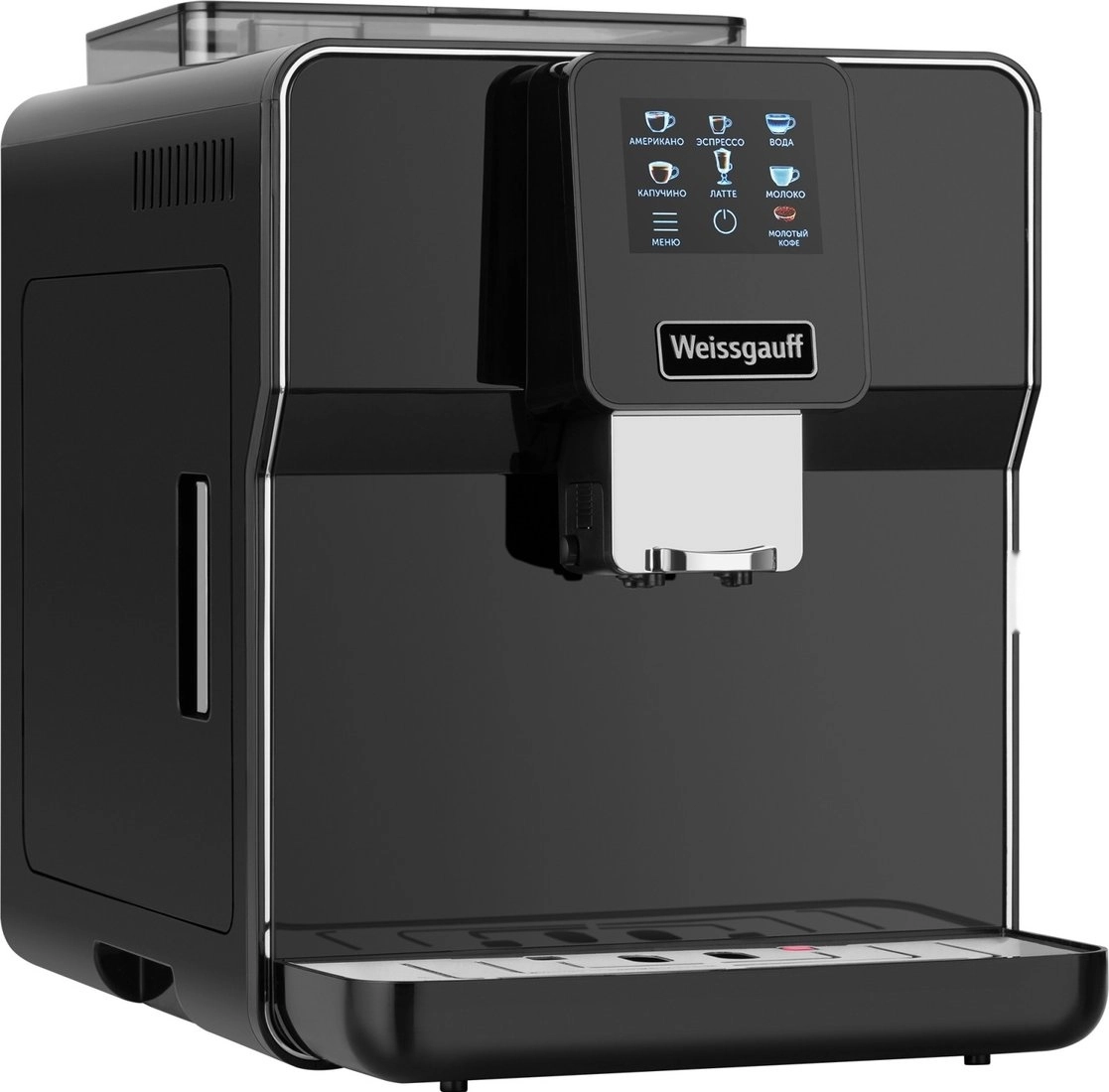 Кофемашина Weissgauff WCM-330 TFT Touch Cappuccino Nero