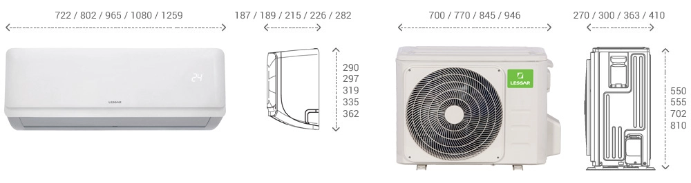 Кондиционер  Cool+ LS-H28KPA2/LU-H28KPA2