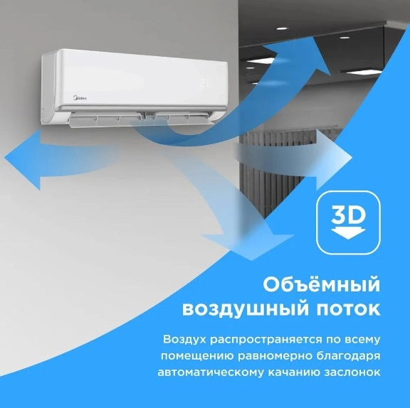 Кондиционер Midea Primary MSAG3-12HRN1-I/MSAG3-12HRN1-O