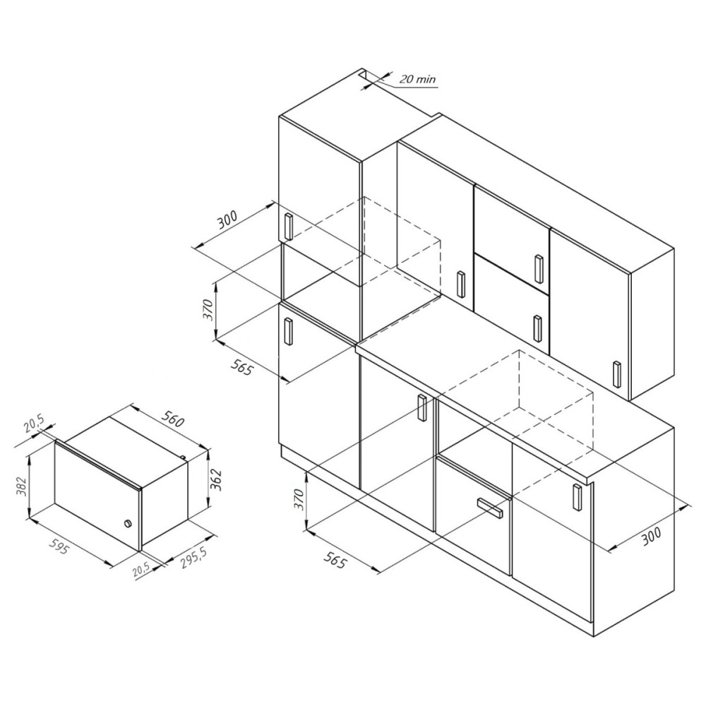Микроволновая печь AKPO MEA 2002 Flat BL