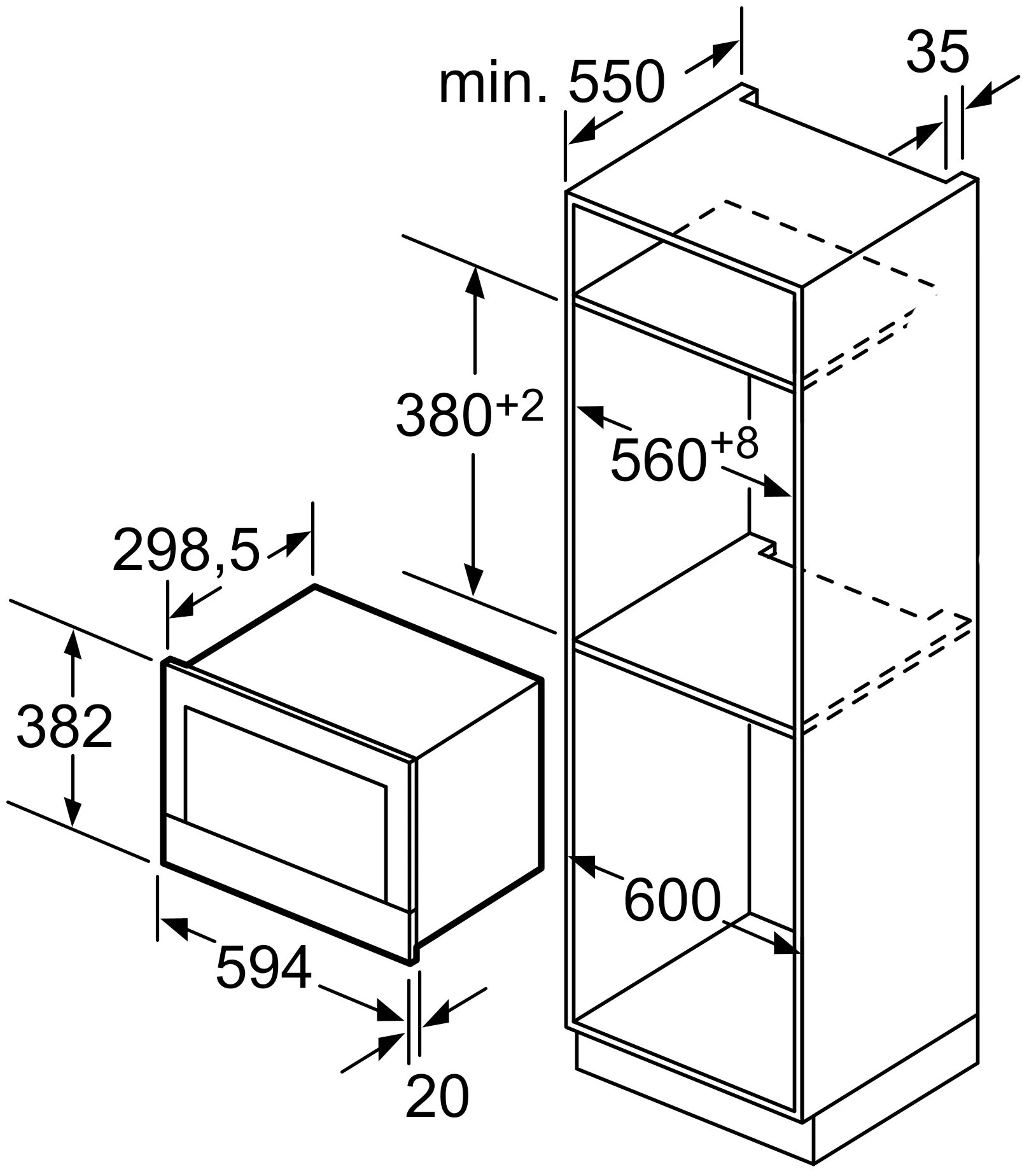 Микроволновая печь Bosch Serie 8 BFL834GC1