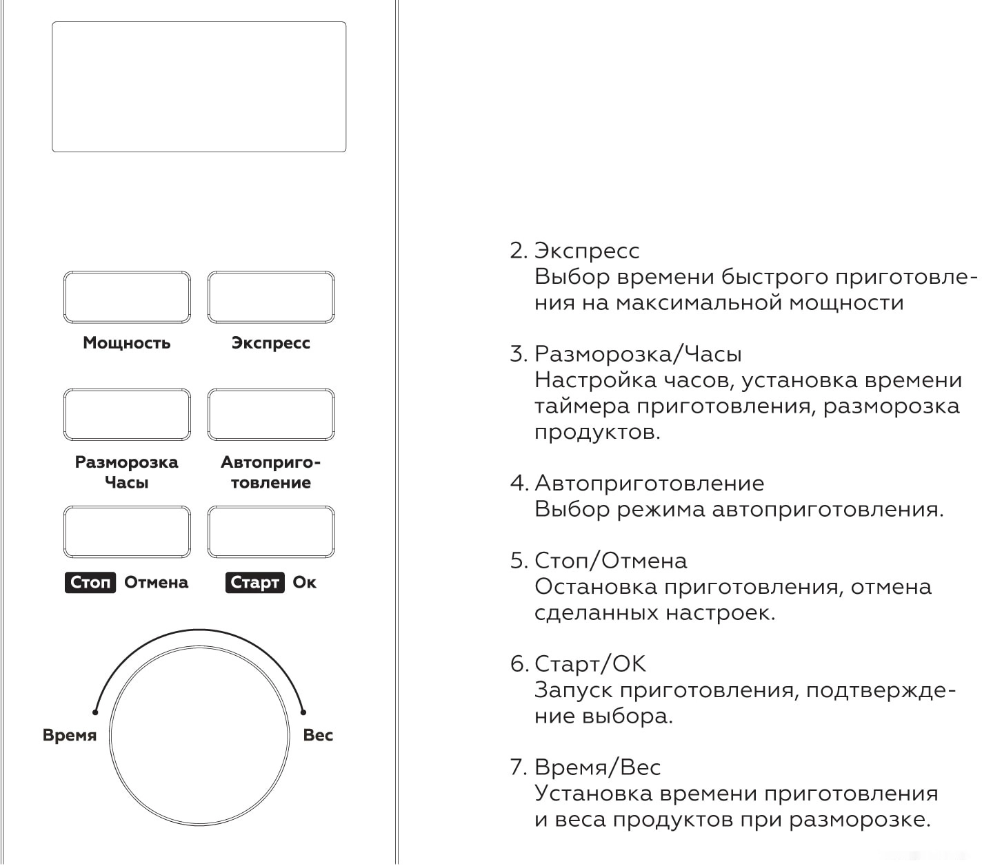 Микроволновая печь BQ MWO-20000ST/BG