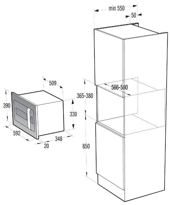 Микроволновая печь Gorenje BM235ORAB