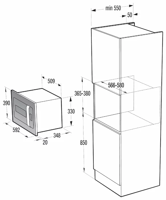 Микроволновая печь Gorenje BM235ORAW