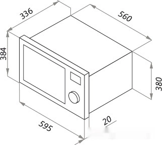 Микроволновая печь HOMSair MOB201S