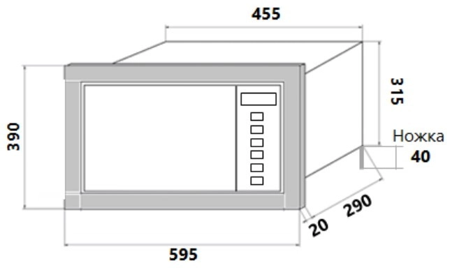 Микроволновая печь HOMSair MOB205GB