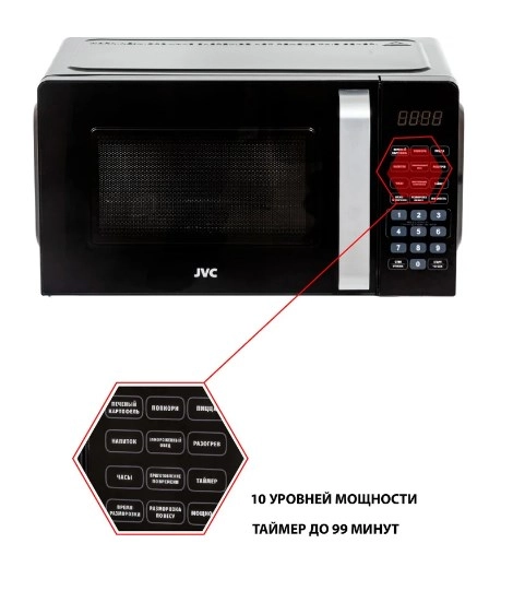 Микроволновая печь JVC JK-MW367S