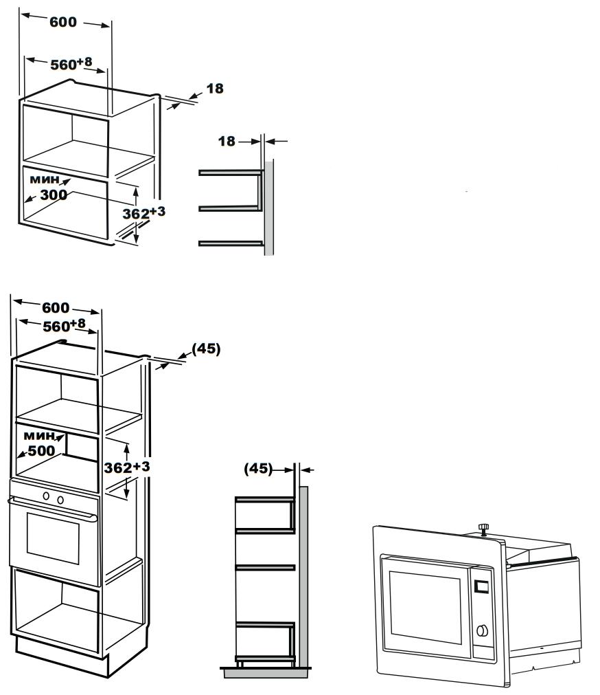 Микроволновая печь Kuppersberg HMW 615 B