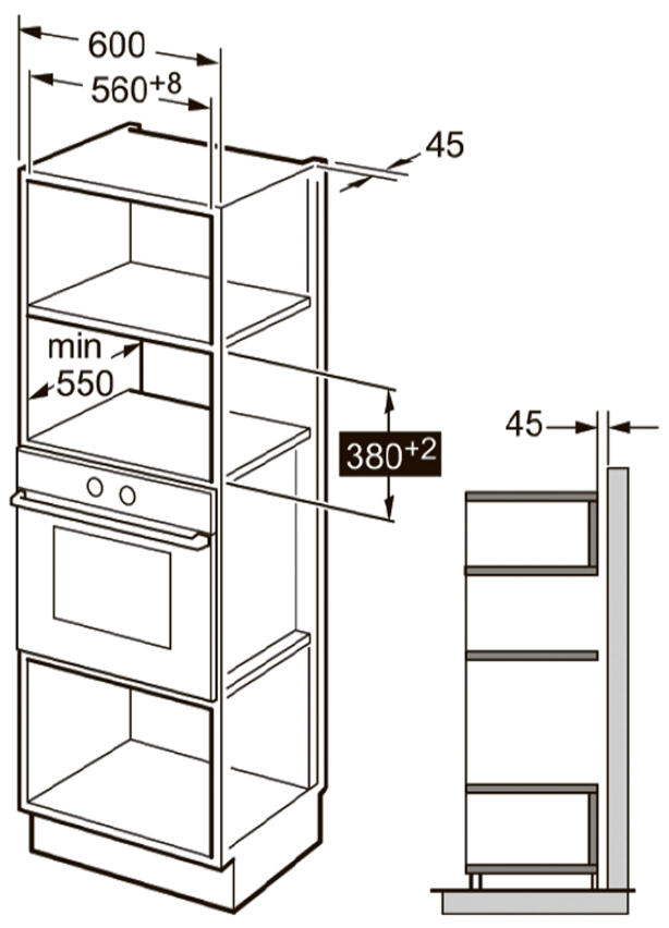 Микроволновая печь Kuppersberg HMW 650 BL