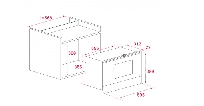 Микроволновая печь Teka MWR 22 BI ANTHRACITE-OS