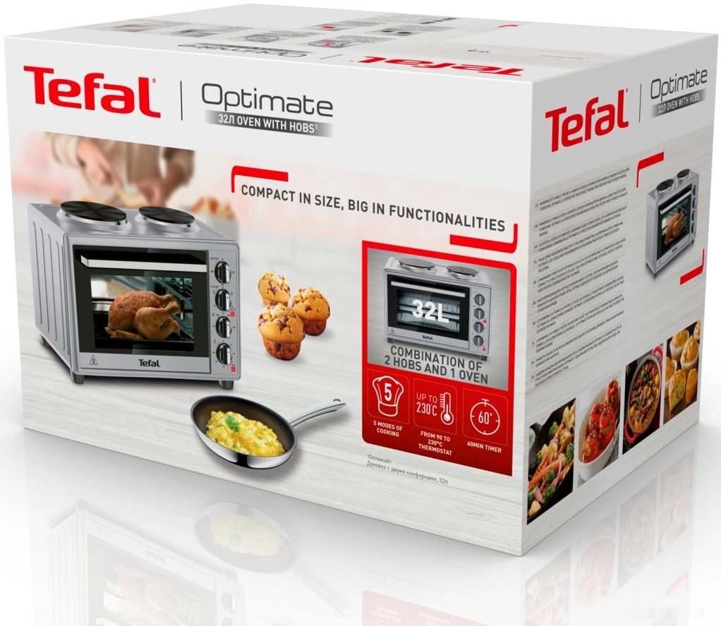 Мини-печь Tefal Optimate OF463D30