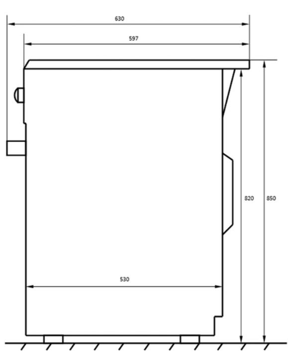 Кухонная плита Maunfeld MEC55CW07