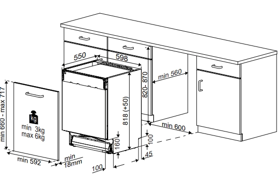 Встраиваемая посудомоечная машина Beko BDIN16520Q