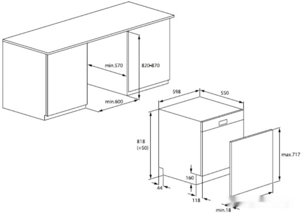 Посудомоечная машина Beko DIN24D12