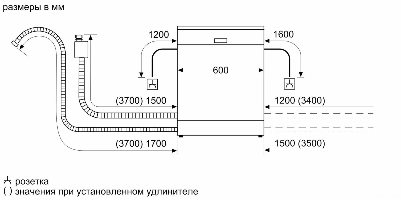 Посудомоечная машина Bosch Serie 4 SMS45DI10Q